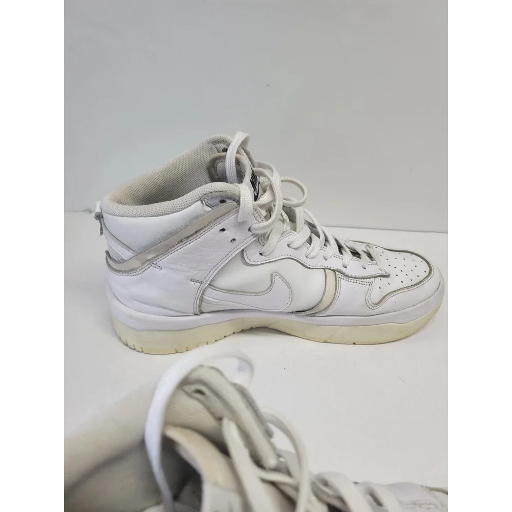 Nike Dunk High Up White White Sail DH3718-100 Womens High Top‎ Sneakers sz 10